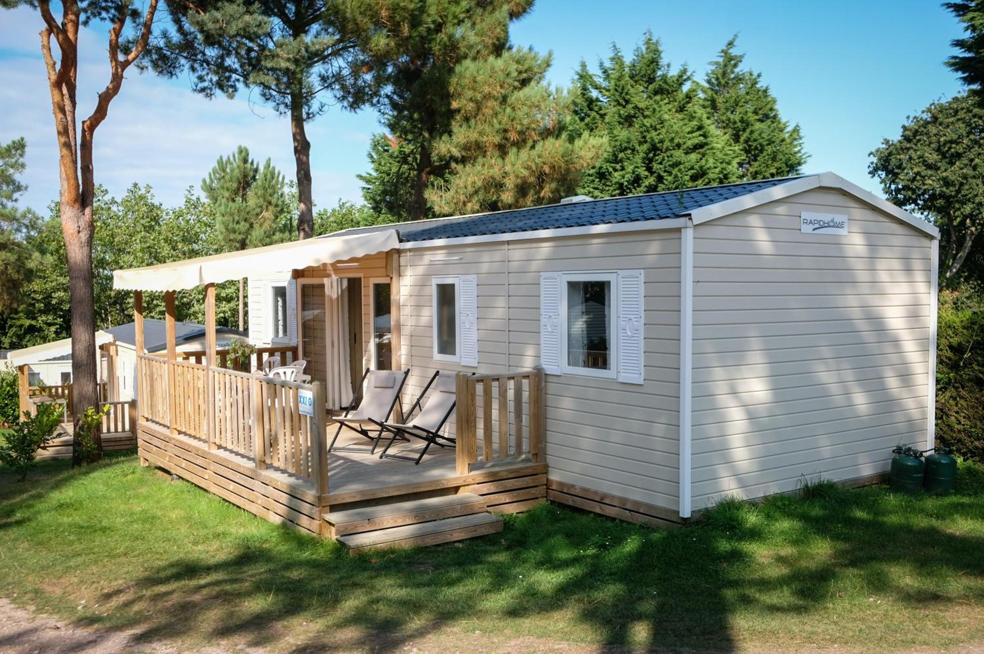 Mobil Home Xxl 4 Chambres - Camping Le Viaduc Millau Exteriér fotografie